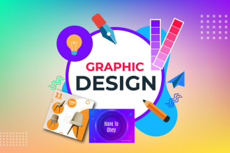 do anything graphic design related, banner, flyer, brochure, vector artwork