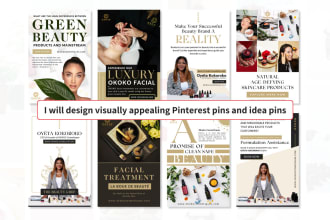 design visually appealing pinterest pins and idea pins