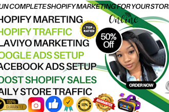 boost shopify sales shopify ecommerce store marketing promotion manager  expert