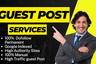 provide quality guest post with high da for all