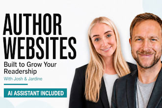 create a professional book author website to gain readers