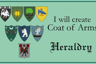 create a fantasy coat of arms