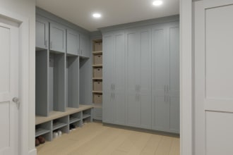 design a beautiful mudroom for you