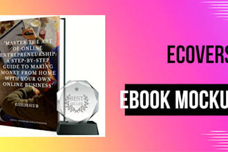 create professional ebook mockup design for your book