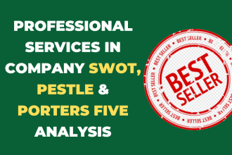 create professional company swot and pestle analysis reports