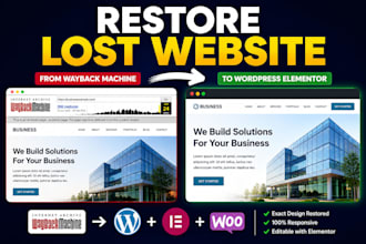 restore your website from web archive wayback machine to wordpress