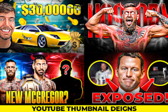 design a mrbeast style clickable thumbnail for youtube CTR