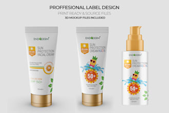 design professional boxes and labels