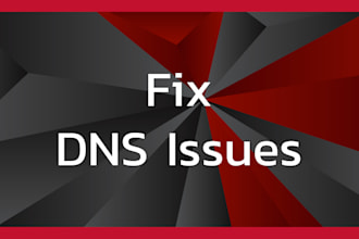fix any dns issues