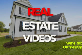 edit cinematic real estate video with cool transitions and music