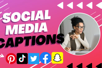 do the copywriting for your social media ads and posts