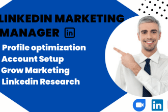 be your linkedin sales outreach and profile optimization manager