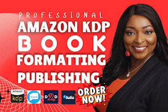 do pro amazon kdp book formatting and book publishing
