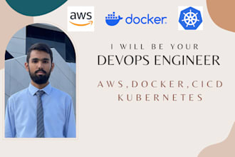 help in docker, kubernetes, cicd, AWS, as devops engineer