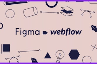 convert figma to webflow , adobe xd to webflow website