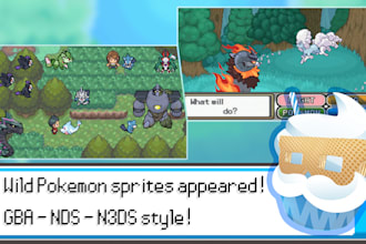 make pokemon style sprites