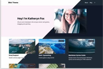 static websites, blogs, or landing pages with hugo or jekyll