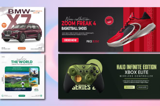 do website banner or website header design google banner ads