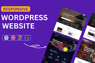 design elementor landing page, convert figma to wordpress, xd to elementor