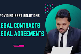 write professional legal contracts and agreements