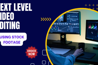 do video creation with stock footage