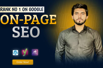 do onpage seo and technical optimization for your wordpress website