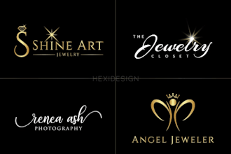 design jewelry fashion photography luxury signature logo