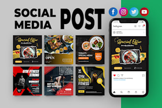 design social media post for your instagram and facebook ads
