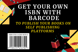 provide your own legal isbn number with barcode to publish book