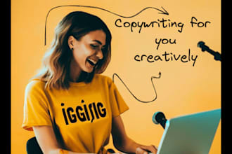do creative copywriting for your website or blog