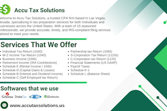be your tax return preparer I licensed by irs I CPA