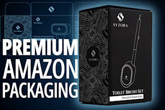design premium amazon product packaging and boxes