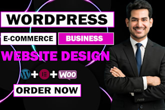 create a wordpress ecommerce website with woocommerce elementorpro