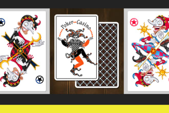 create face or back of playing card
