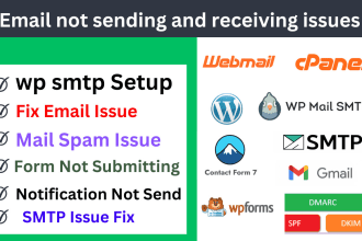 setup wordpress SMTP mail not receive or send email spam fix contact form