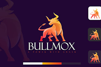 do modern, abstract, saas and gradient logo design