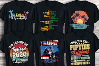 design best selling amazon merch, etsy, shopify t shirt design