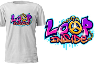 make your name or logo a cool graffiti style