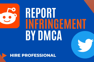 remove leaked and illegal data from reddit, twitter by dmca
