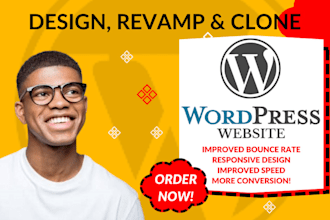 design, redesign, revamp responsive wordpress website, ecommerce website SEO