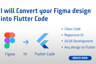 convert your figma design into flutter code