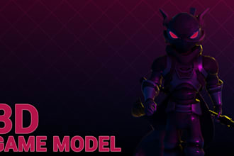 create a stylized 3d character for you