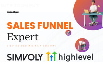 setup your simvoly white label, gohighlevel white label, automation, ghl funnel