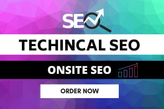 optimize website onpage technical SEO service wordpress shopify wix