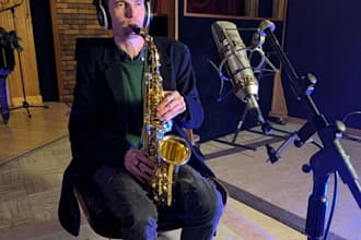 record a professional saxophone solo for your song