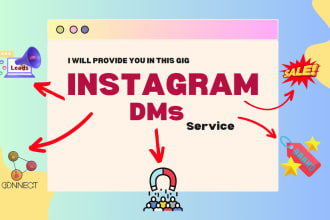 find targeted people and send them instagram dms