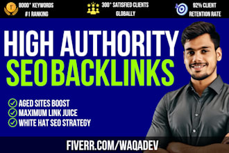 create high authority SEO backlinks for top google rankings