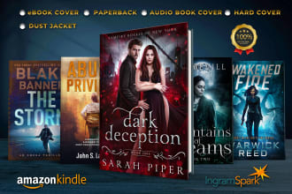 design professional book cover, ebook cover, and KDP book cover design