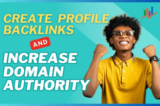increase domain authority via high quality profile backlinks