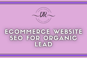 ecommerce website SEO for organic lead